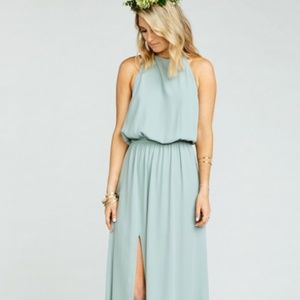 Show Me Your Mumu Silver Sage Crisp 'Heather' Dres